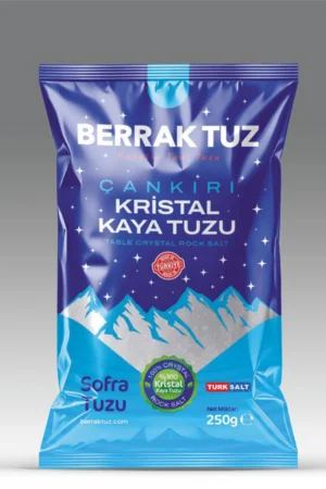 Sofralık Çankırı Kristal Kaya Tuzu 250gr X 120 paket